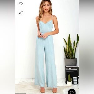 BB Dakota Elliot chambray denim jumpsuit